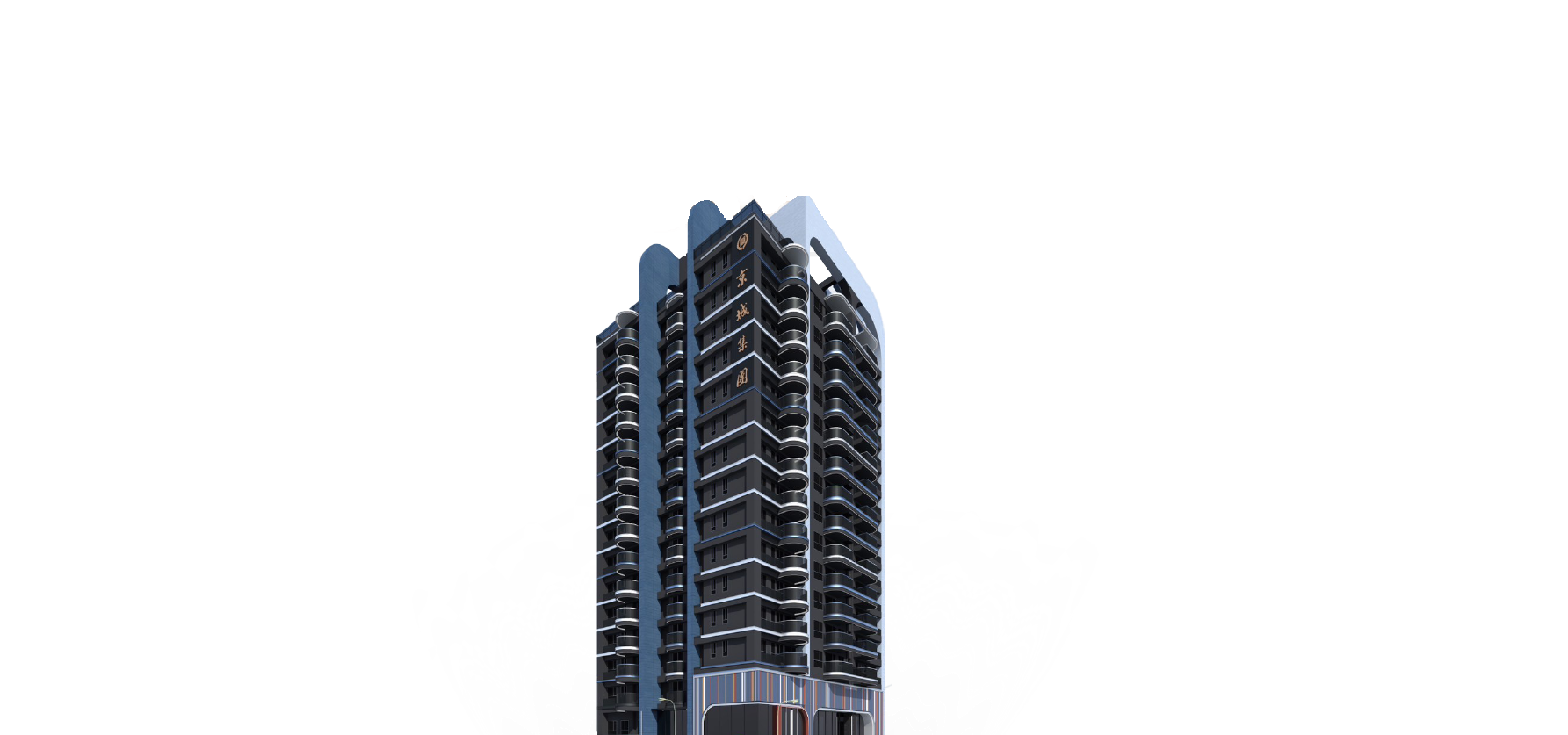 京城集團 3D 模擬建築外觀